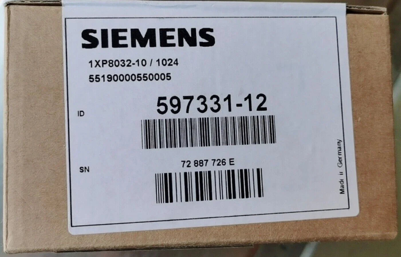 Siemens 1XP8032-10/1024 Rotary Encoder 1024 PPR with M23 Connector and 0.8m Cable