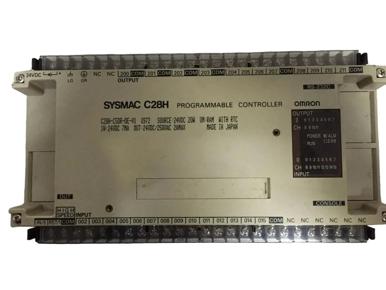 C28H-C5DR-DE-V1 | Omron C28H Series 24 VDC Programmable Controller