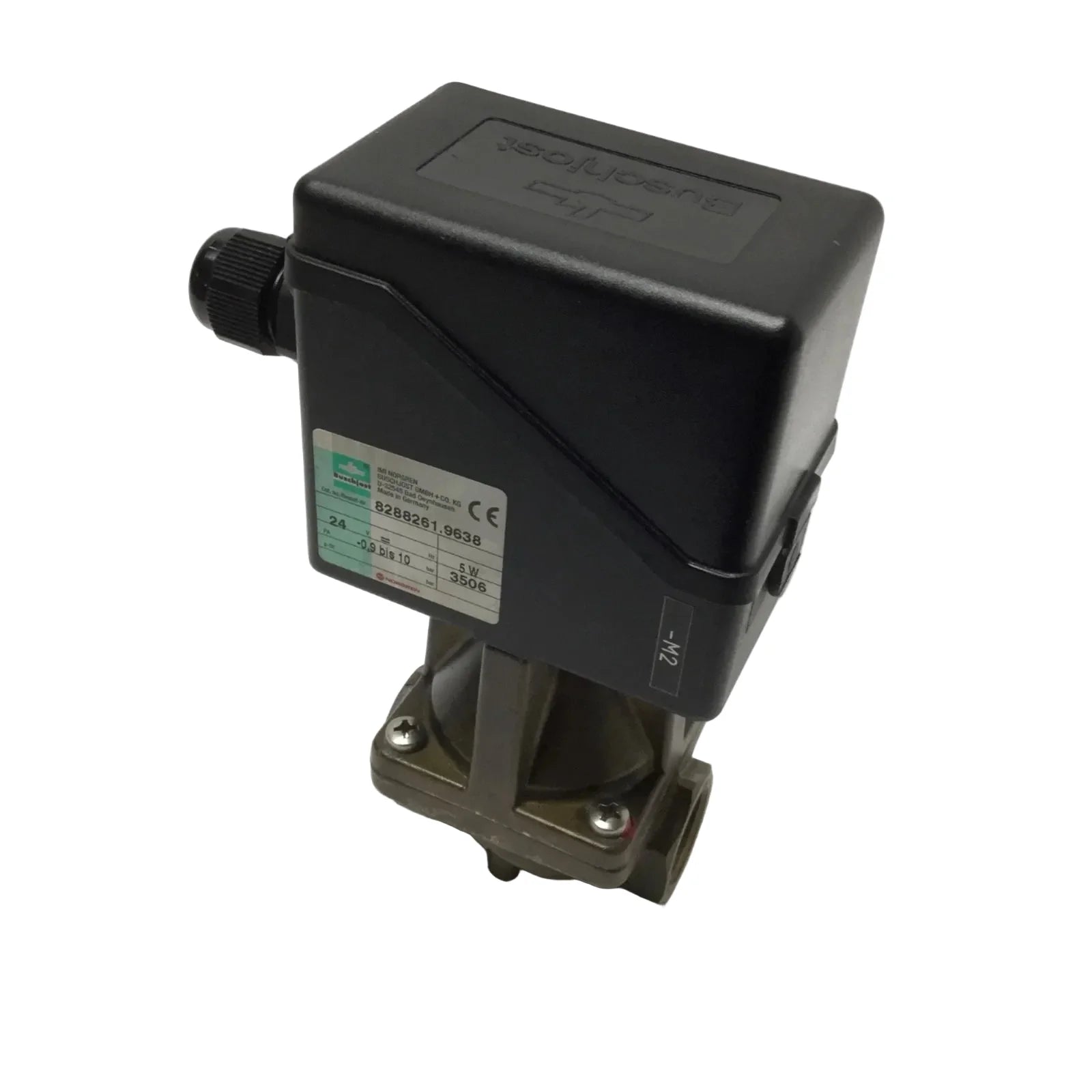 8288261.9638 | Buschjost 2-Way Brass Stepper Motorized Valve G1/2 24VDC