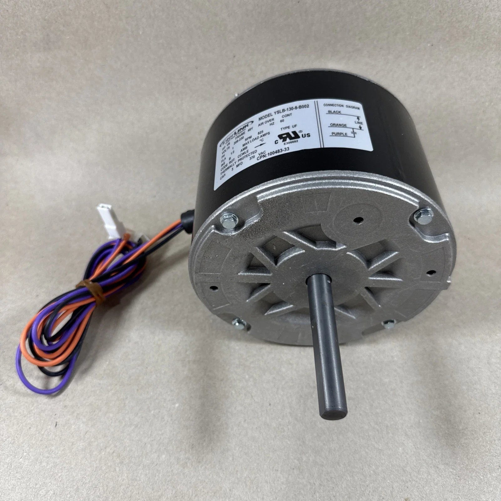 Lennox 92W51 OEM 1/6 HP Condenser Fan Motor for 14ACX Air Conditioning Systems