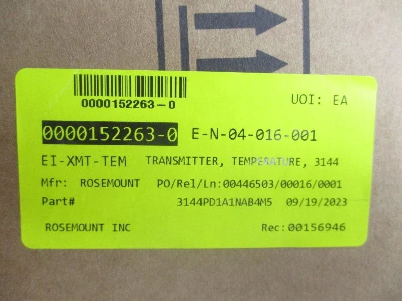 Rosemount 3144PD1A1NAB4M5 Smart Temperature Transmitter with HART Communication