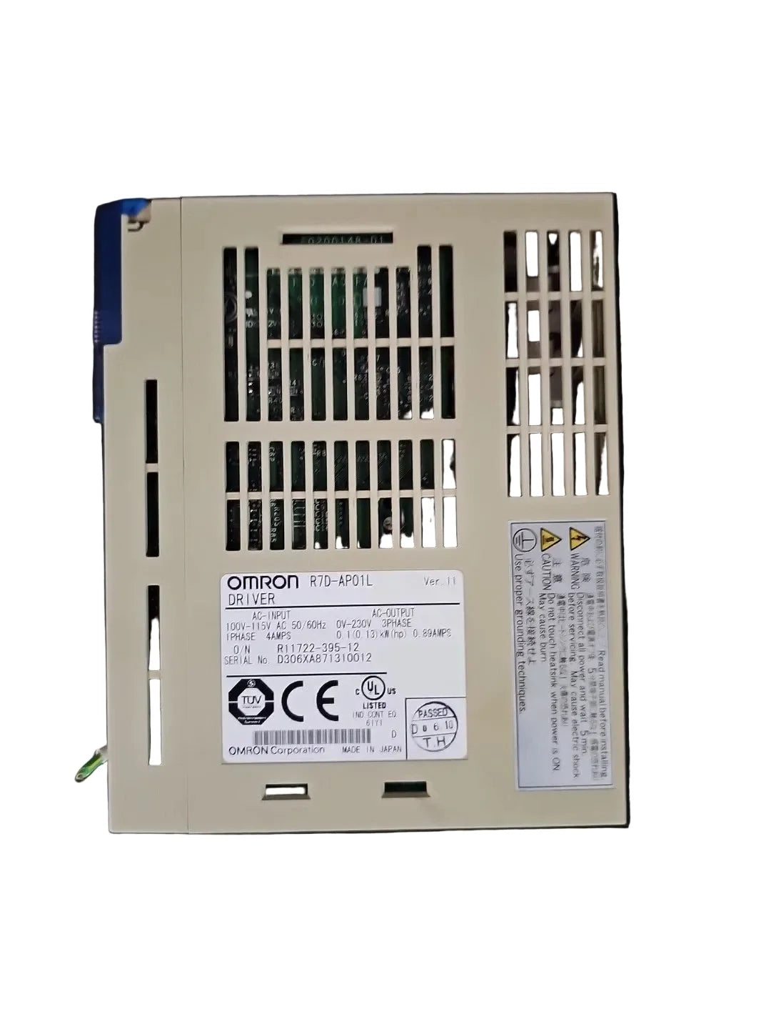 R7D-AP01L | Omron AC Servo Drive 100 W Single-Phase