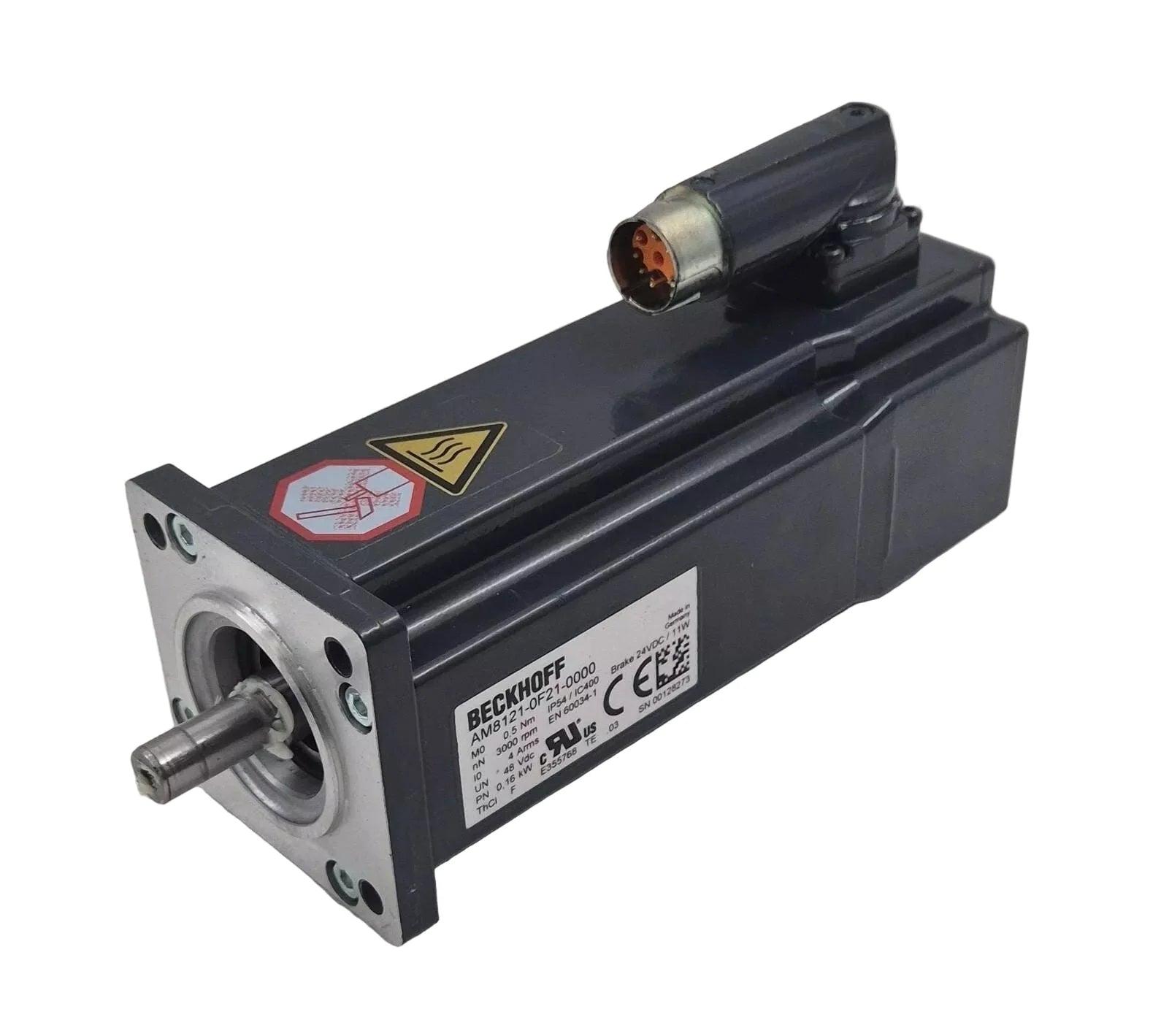 Beckhoff AM8121-0F21-0000 Compact Servo Motor with Holding Brake