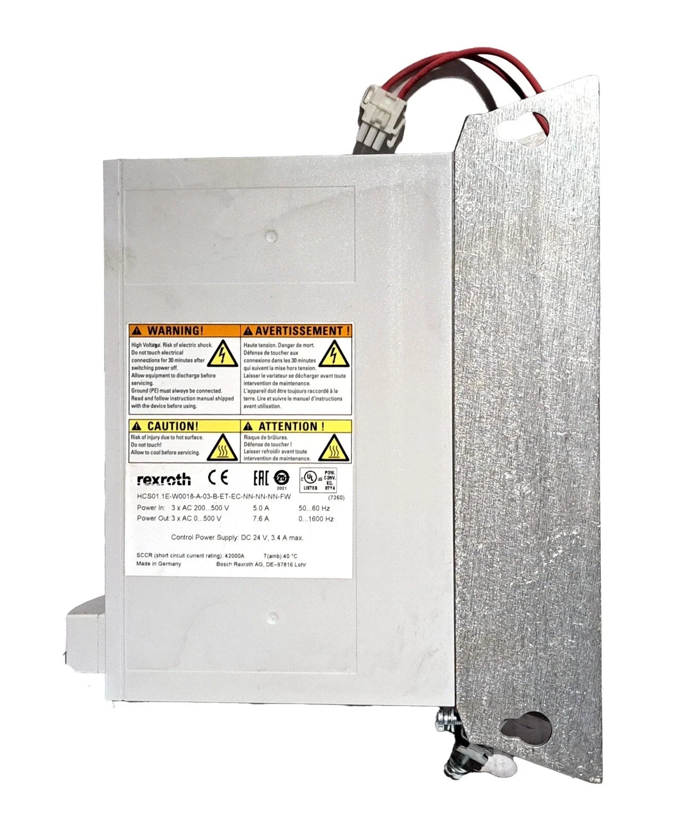 HCS01.1E-W0018-A-03-B-ET-EC-NN-NN-NN-FW | Bosch Rexroth IndraDrive CS 18 A Servo Drive
