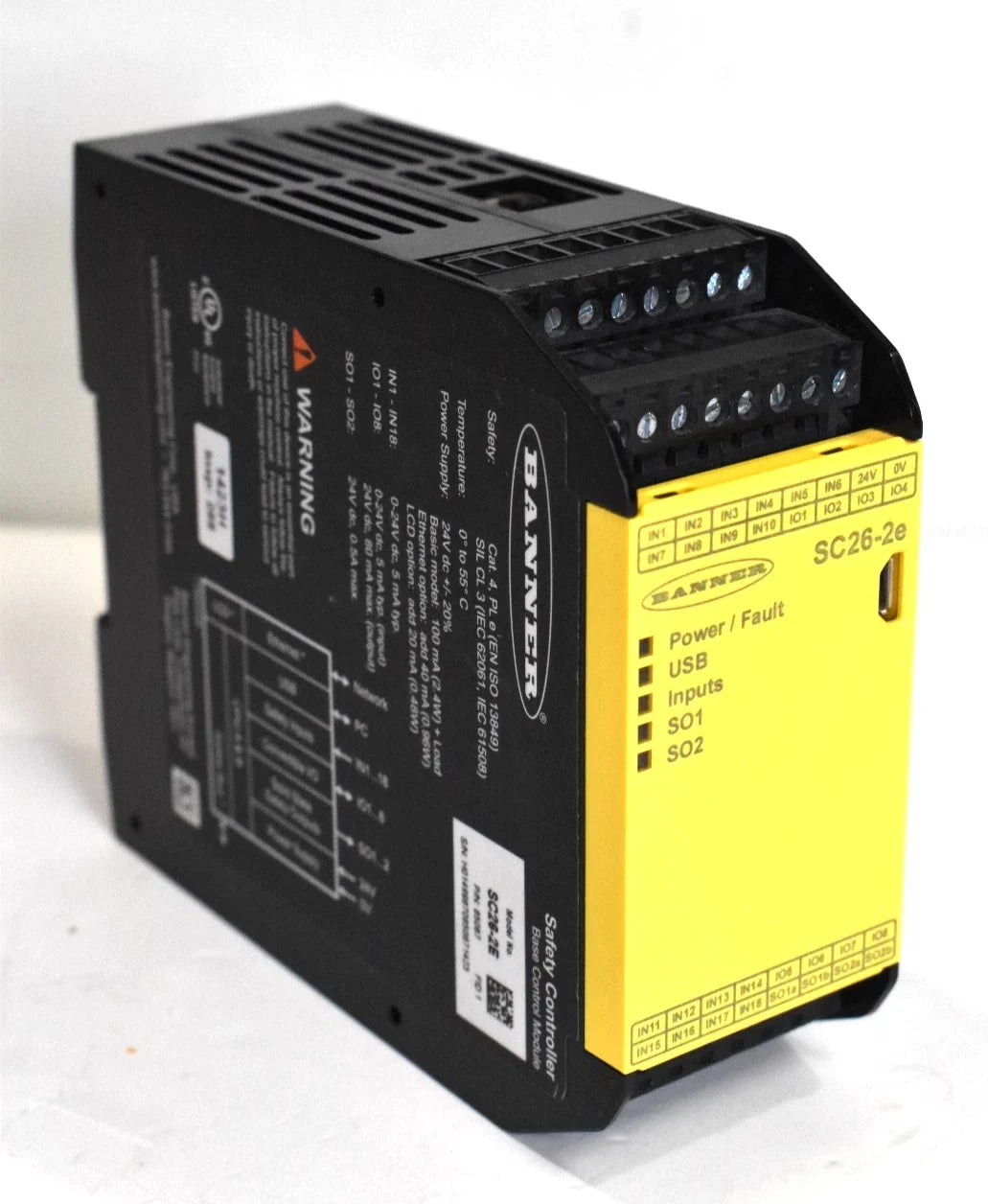 Banner Engineering SC26-2E Ethernet Safety Controller