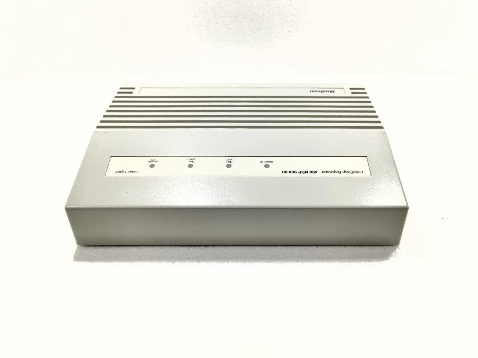 Schneider Electric 490NRP95400 Fiber Optic Repeater RMI Oline 2 Port 240VAC PLC Module
