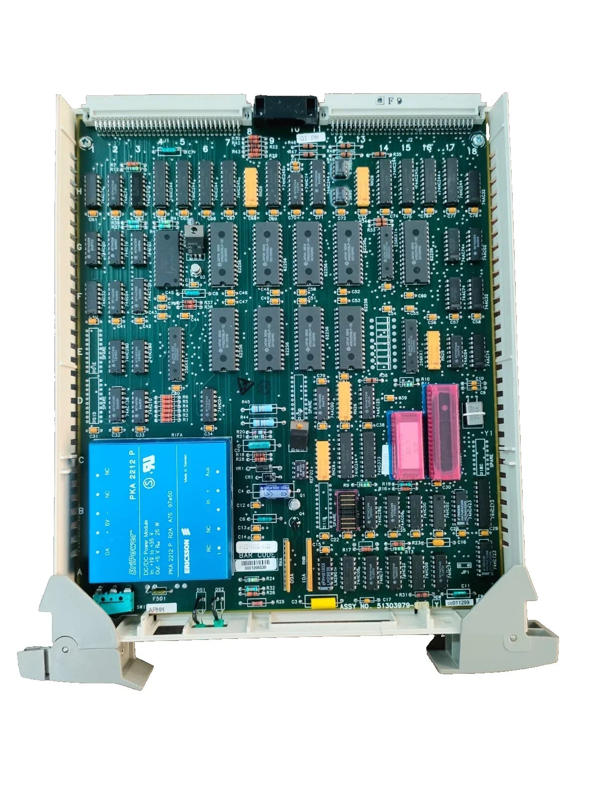 Honeywell 51303979-550 Industrial Control Solution Board with Ericsson DC/DC Power Module