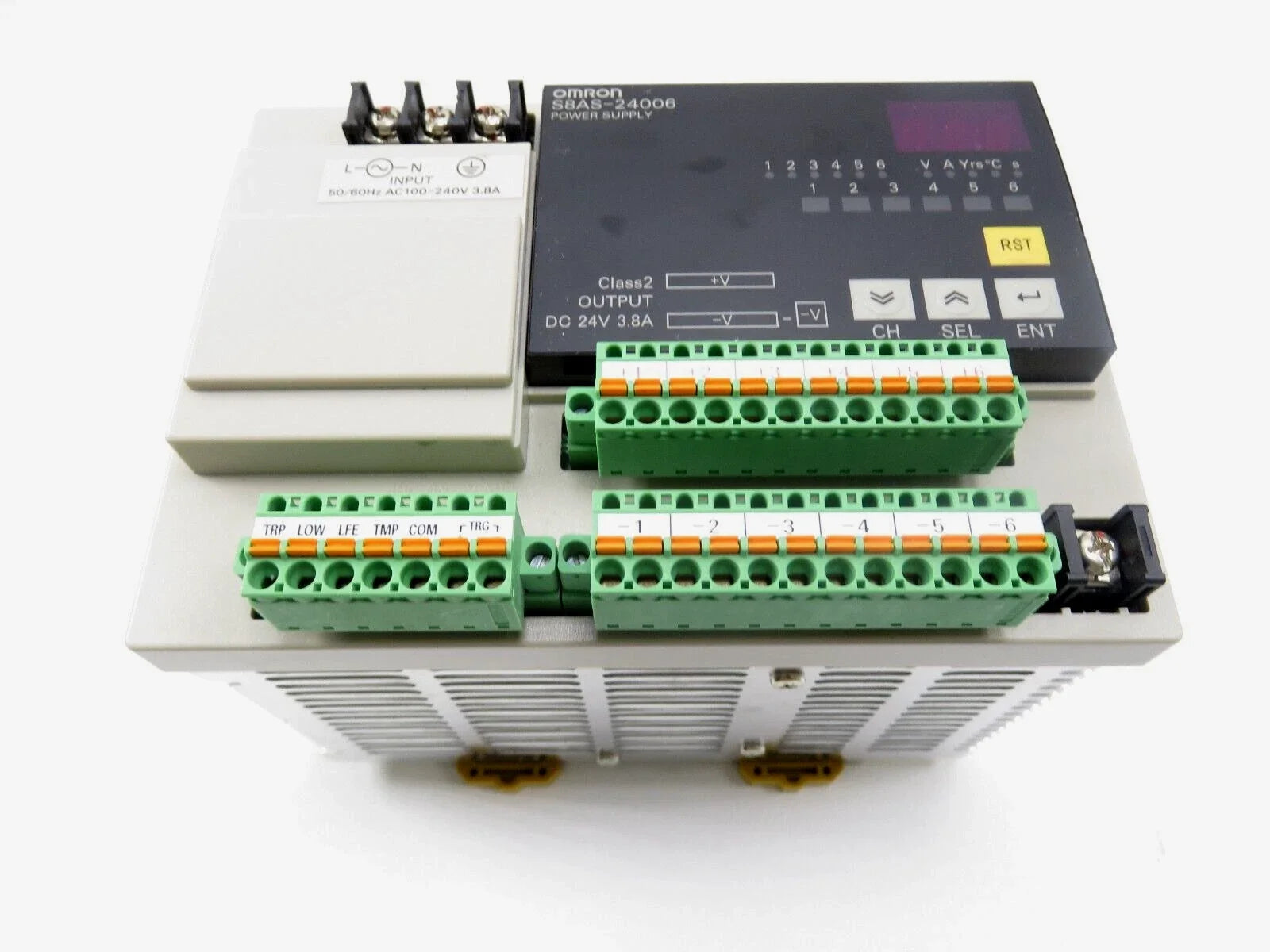 S8AS-24006 | Omron Smart 24VDC Power Supply 240W DIN Rail
