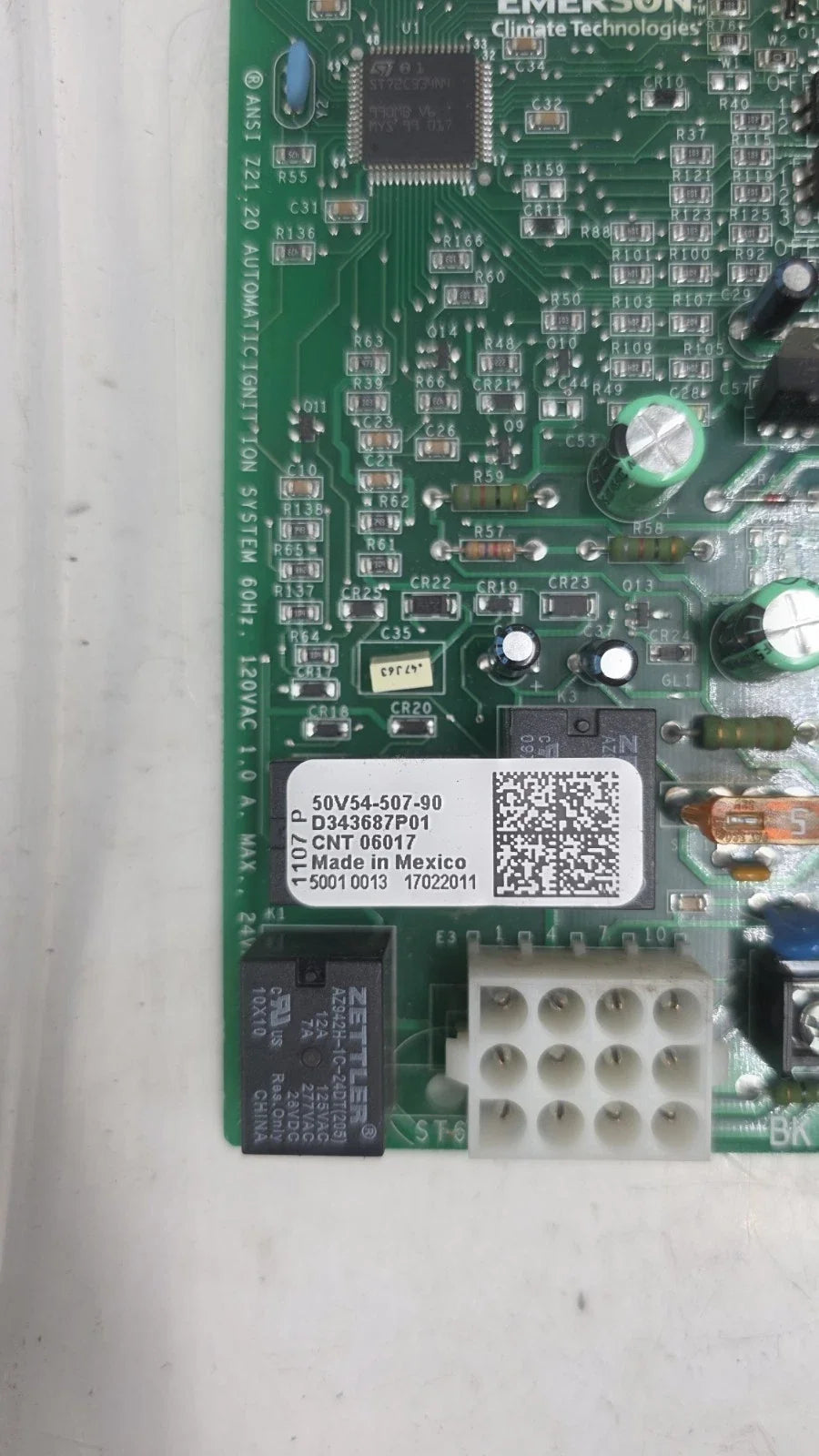Emerson 50V54-507-90 Integrated Furnace Control Board for Trane and American Standard Gas Furnaces