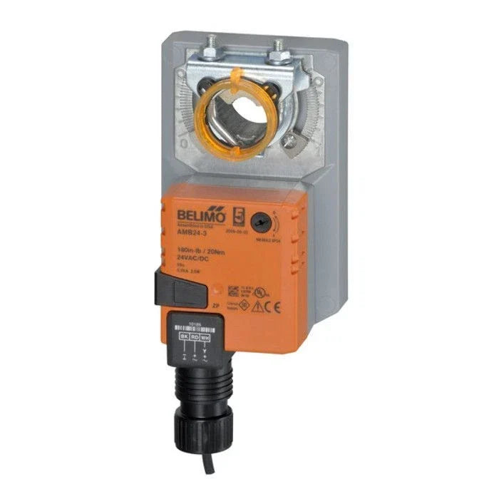 AMB24-MFT | Belimo Programmable Non Spring Return Damper Actuator 180 In Lb 24V
