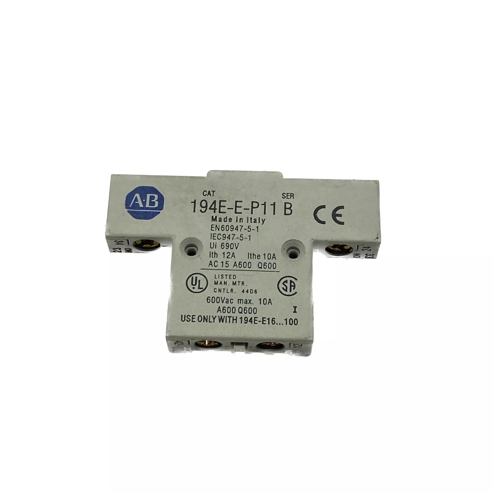 194E-E-P11 | Allen-Bradley Auxiliary Contact Block