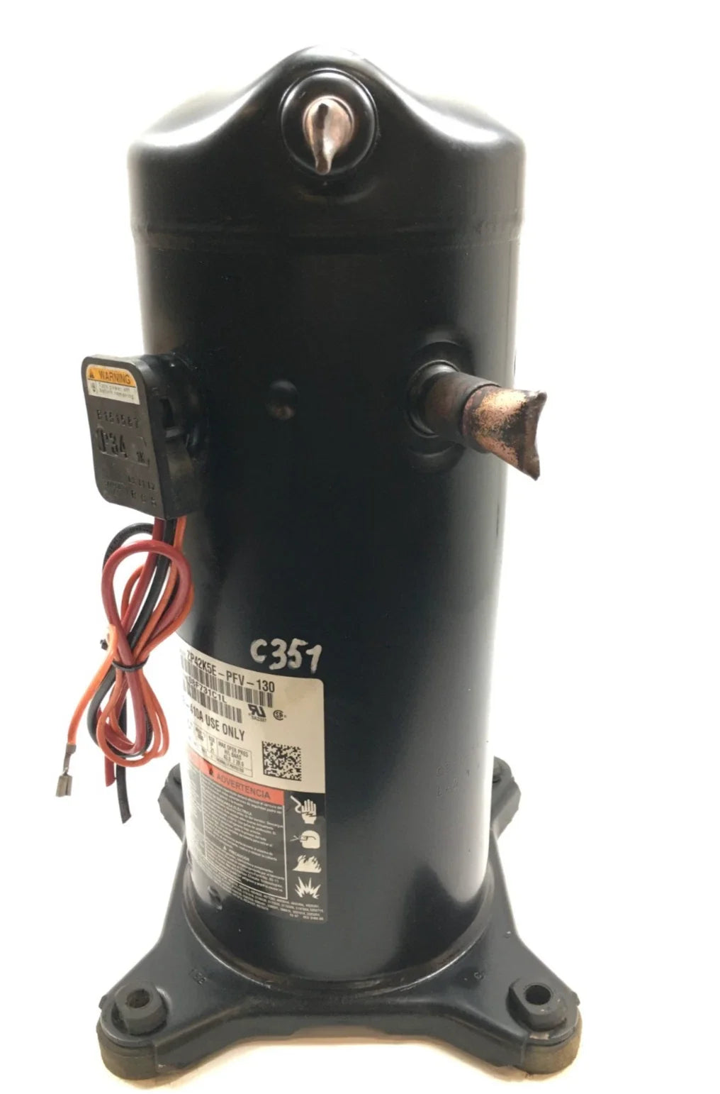 ZP42K5E-PFV-130 | Copeland 3.5 Ton Scroll Compressor 208–230V 1PH R410A HVAC