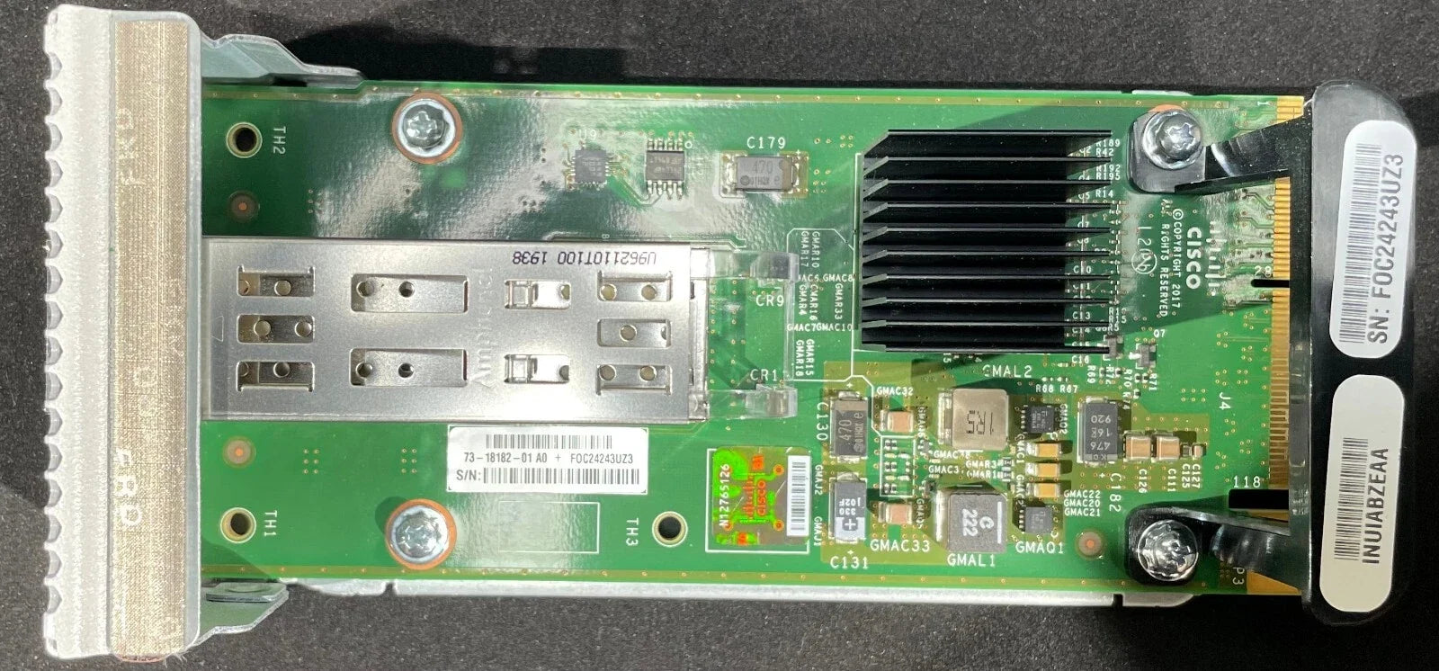 Cisco C9500-NM-2Q 2-Port 40 Gigabit Ethernet QSFP+ Network Module for Catalyst 9500 Series Switches