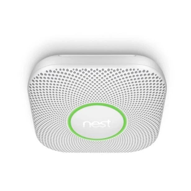 Google Nest S3000BWES Protect 2nd Generation Smart Smoke & Carbon Monoxide Alarm, Battery Powered