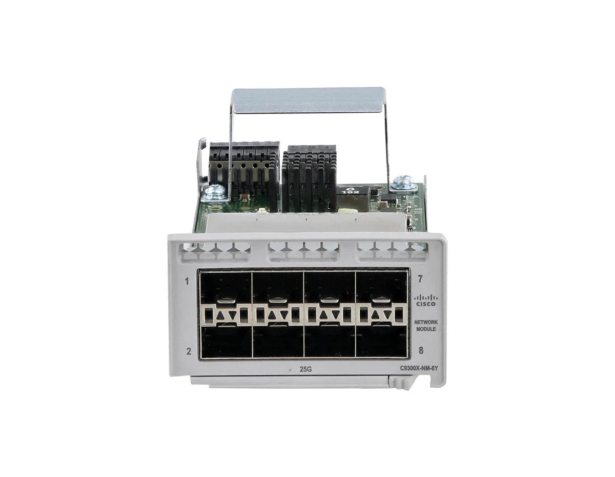 Cisco C9300X-NM-8Y 8-Port 25 Gigabit SFP28 Network Module for Catalyst 9300X Series Switches