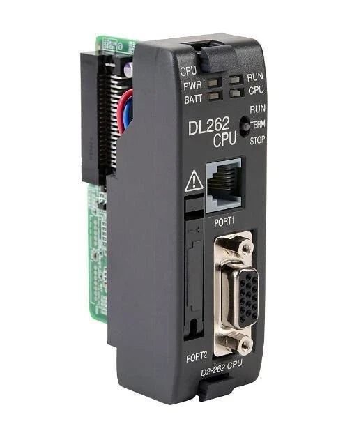 D2-262 | Automation Direct DL205 PLC CPU Controller with Dual Serial Ports