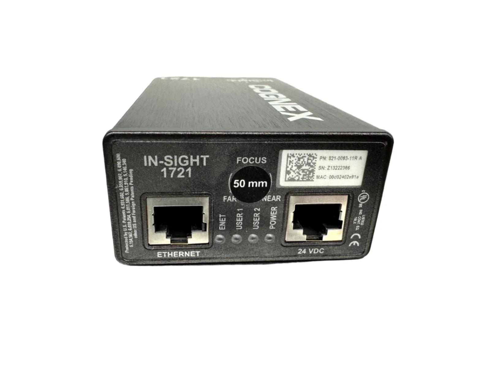 Cognex 821-0063-11R A In-Sight 1721 Wafer Reader Vision System 1024x768 CCD Industrial Inspection