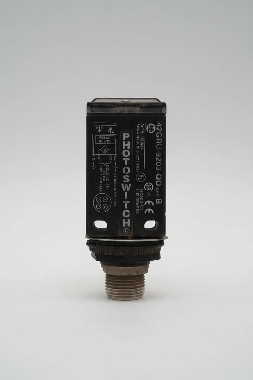42GRU-9203-QD | Allen-Bradley Photoelectric Sensor AC/DC 4-Pin Mini QD