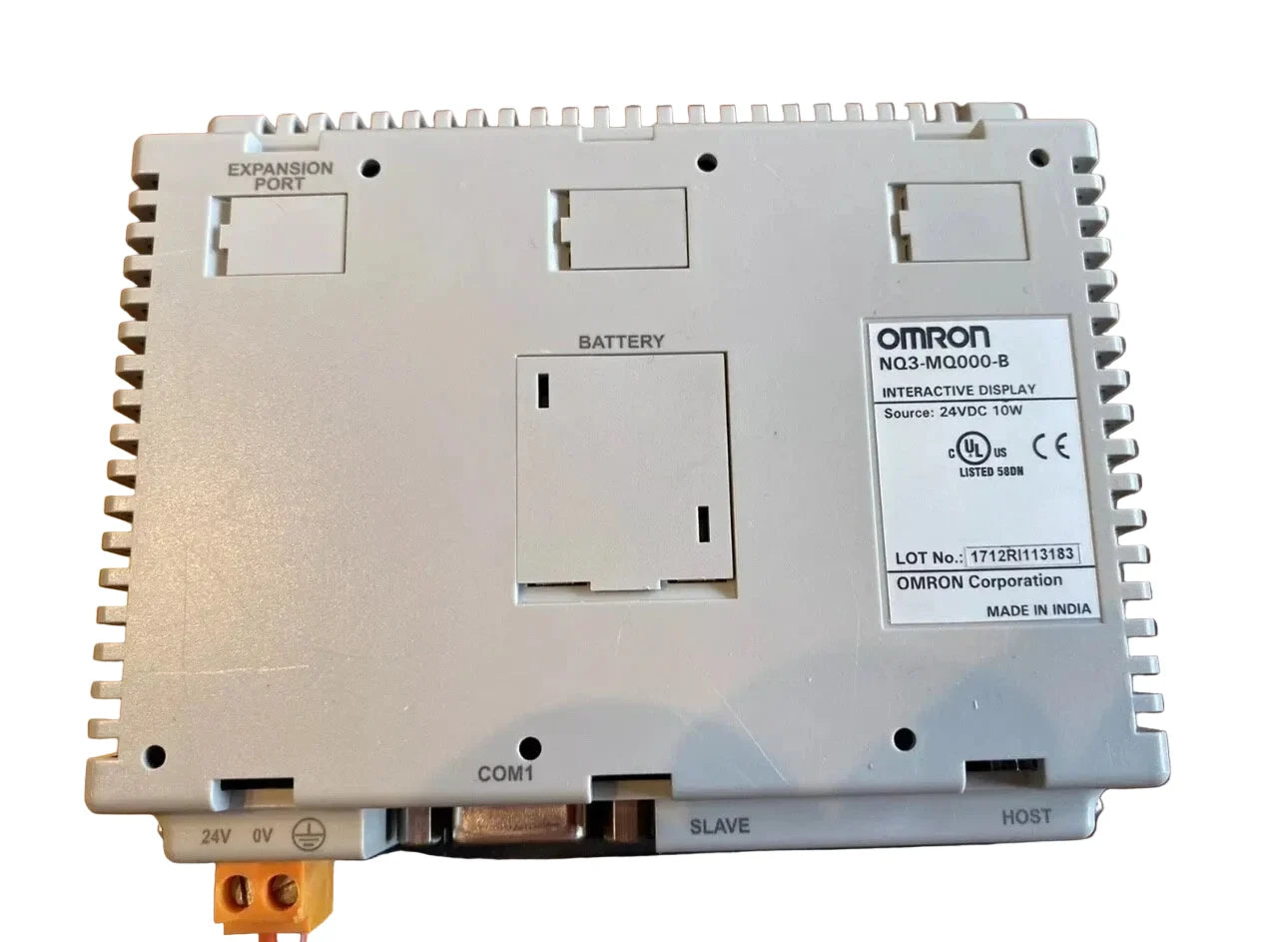 NQ3-MQ000-B | Omron NQ Series 3.8-Inch Monochrome HMI Operator Interface