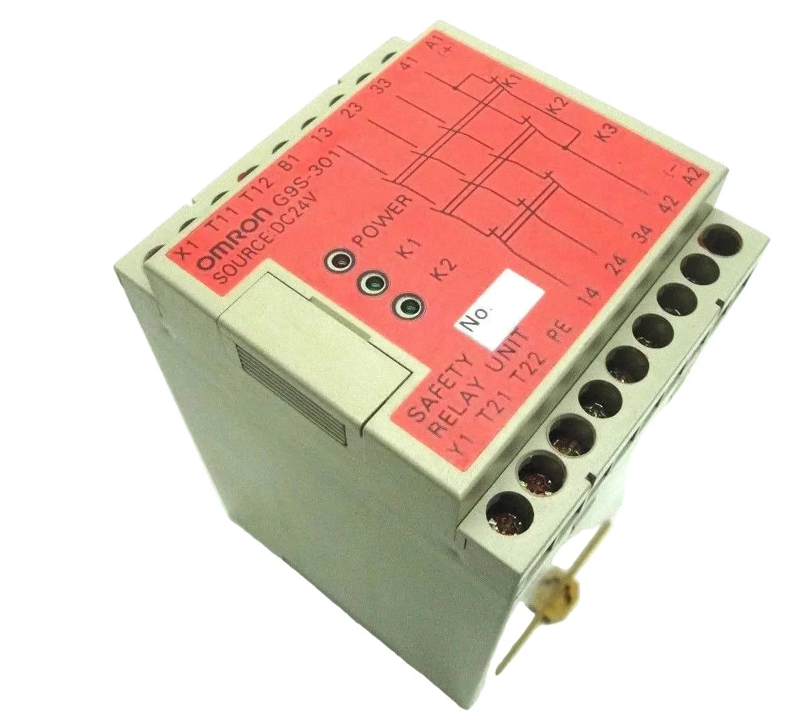 G9S-301 DC24 | Omron 24 VDC Safety Relay 3PST-NO 3A DIN Rail