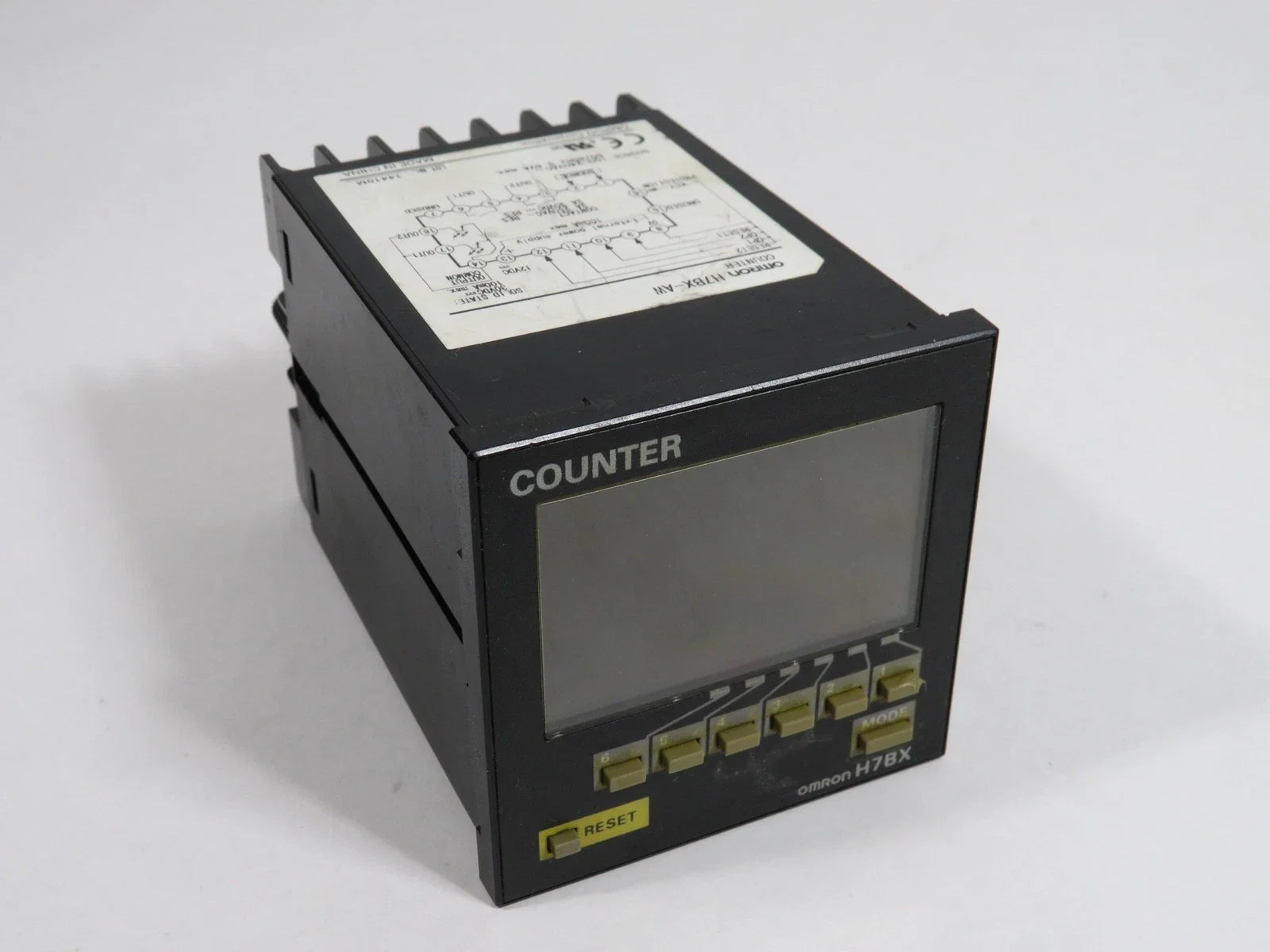 H7BX-AW | Omron Multifunction Digital Counter, 6-Digit LCD, 100–240 VAC