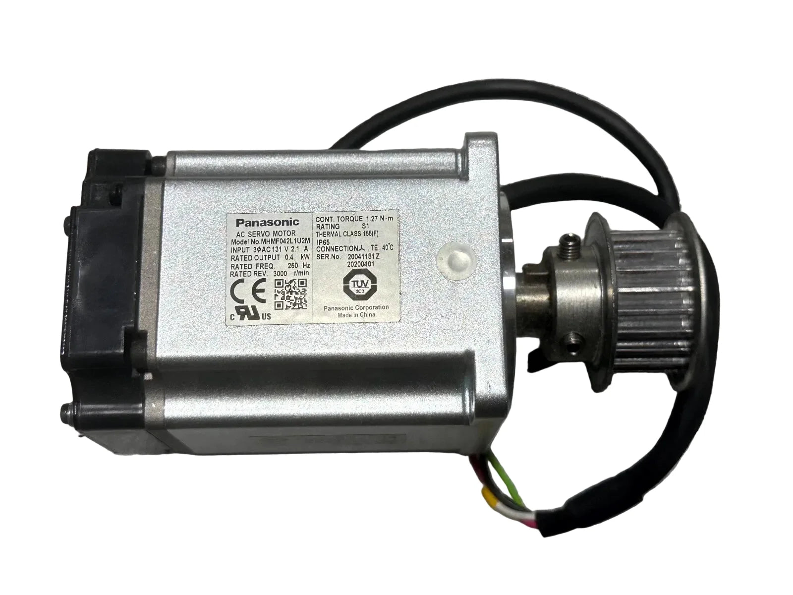 MHMF042L1U2M | Panasonic MINAS A6 400W AC Servo Motor 3000RPM High Inertia