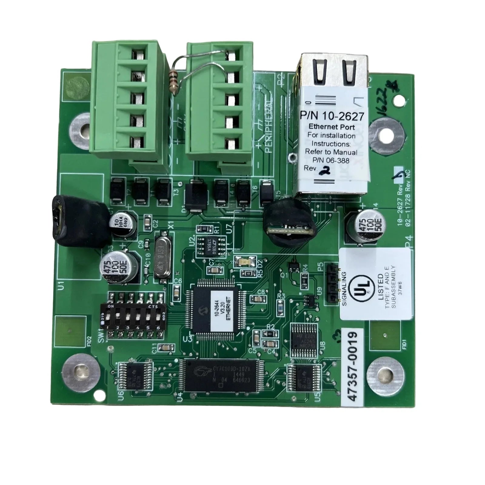 Fike 10-2627 Rev C Ethernet Communication Module Without Enclosure