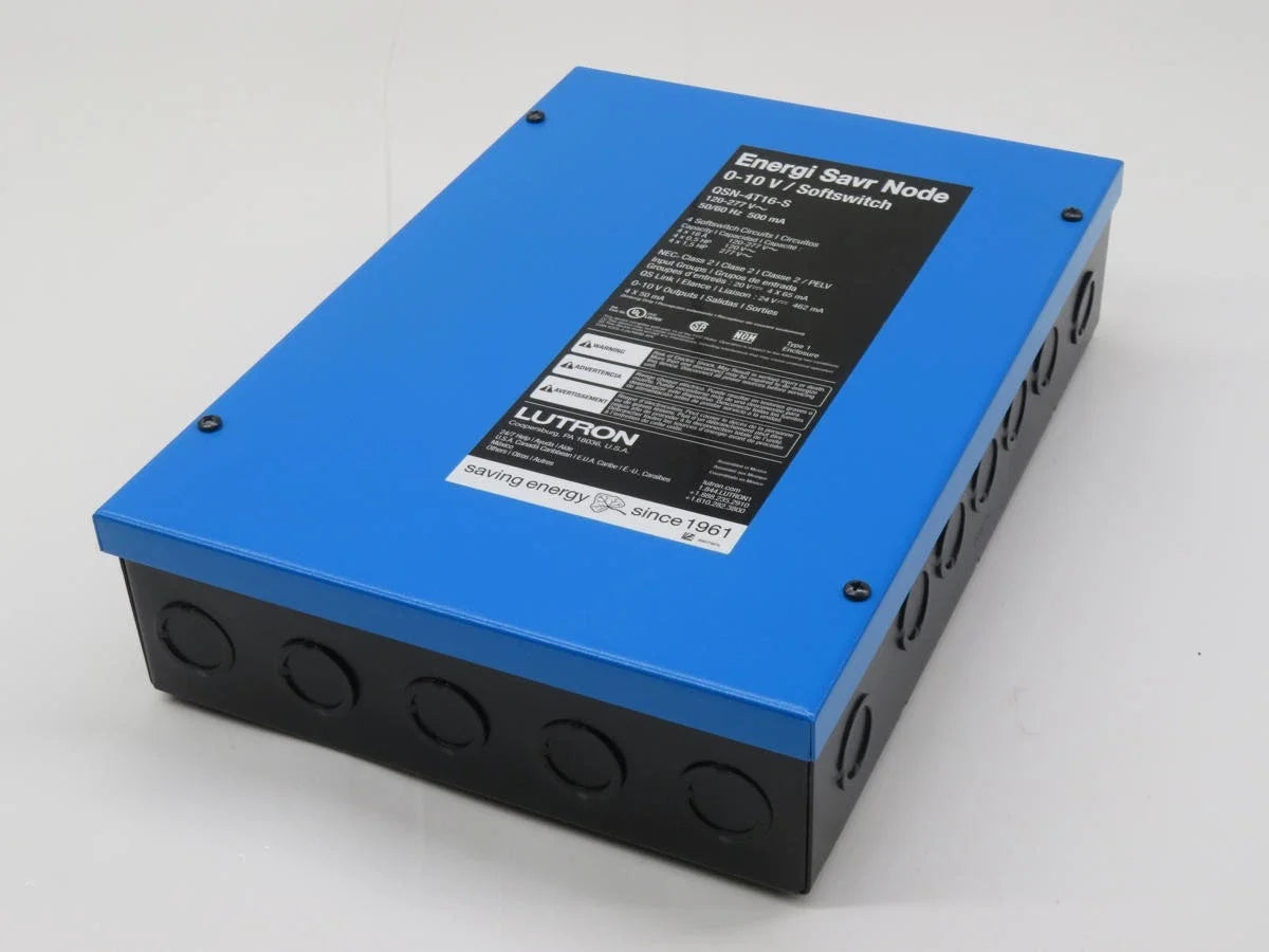 QSN-4T16-S | Lutron Energi Savr Node 4-Zone 0–10 V Lighting Controller with Sensor Inputs