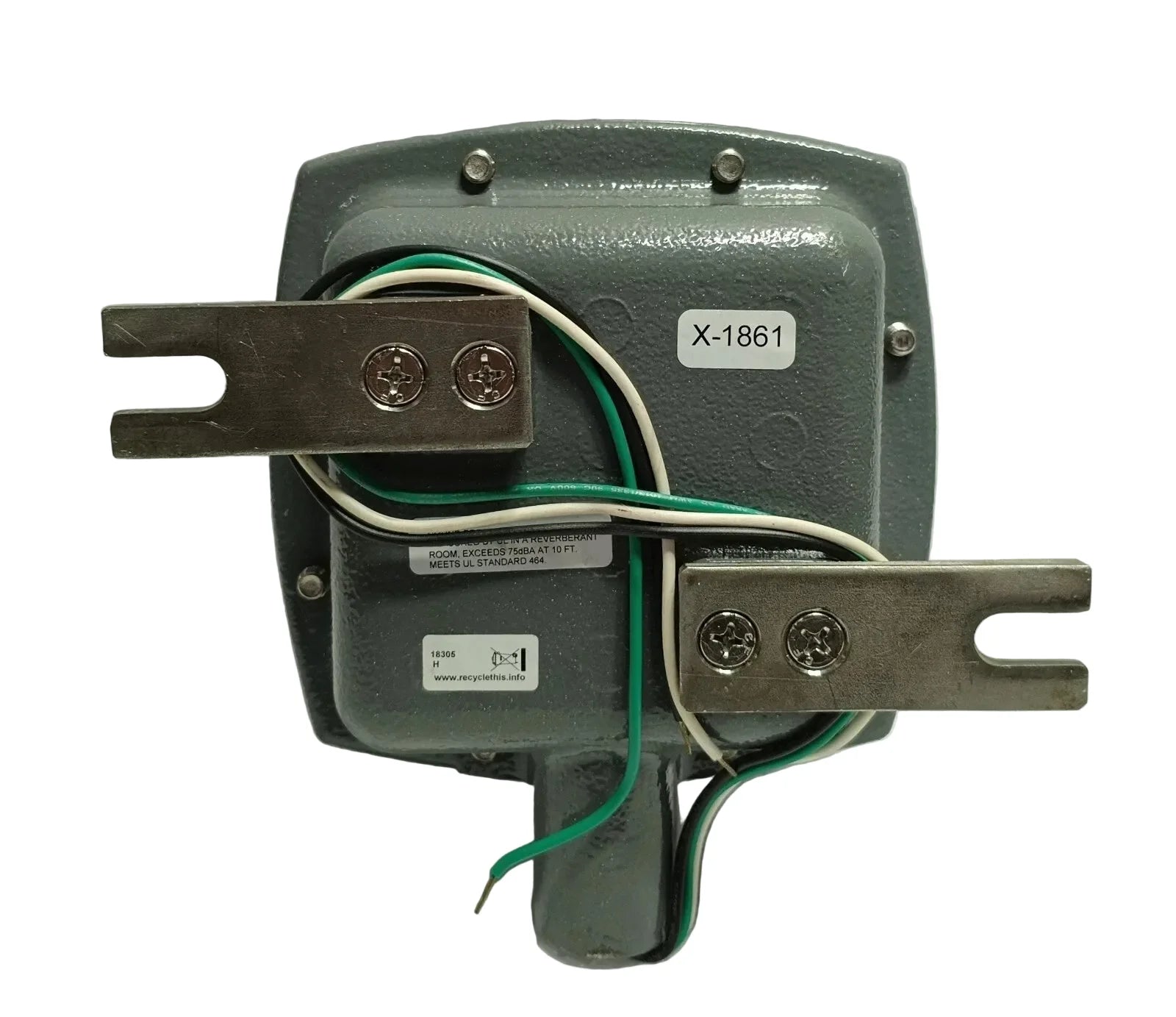 Edwards Signaling 879EX-C1 Heavy-Duty 6 VDC Vibrating Horn for Hazardous Industrial Applications