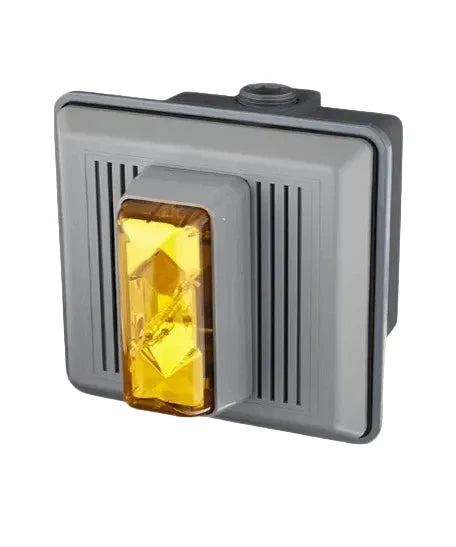 Edwards 867STRA-N5 Surface Mount Horn Strobe Amber 120VAC Indoor Fire Alarm Device