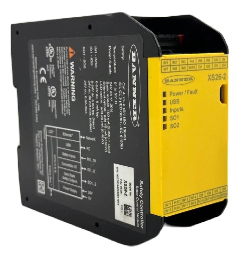 Banner Engineering XS26-2 Expandable Safety Controller