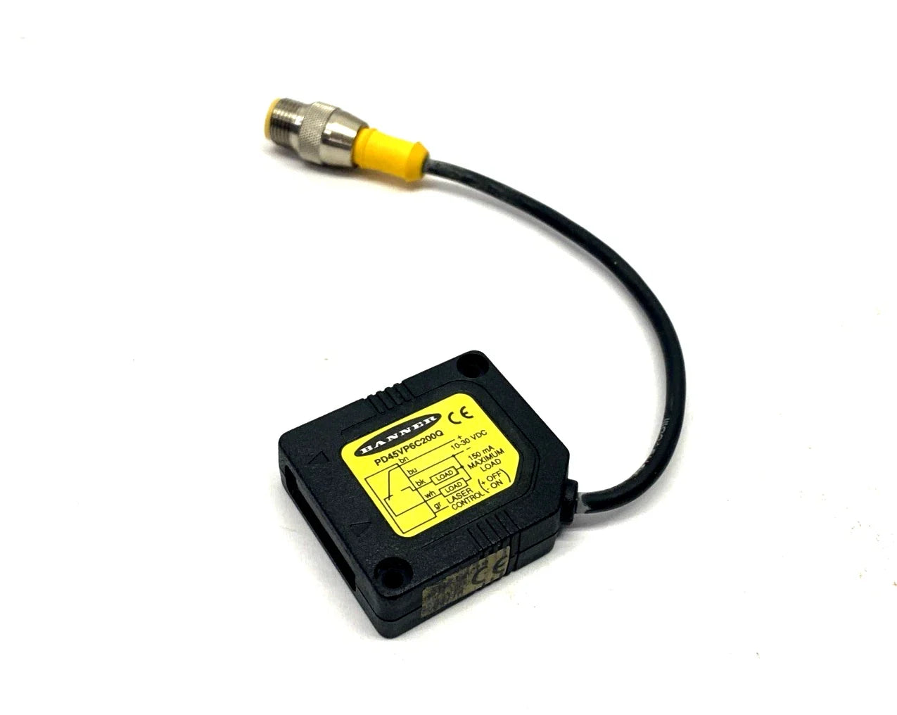 PD45VP6C200Q | Banner Engineering PicoDot Convergent Laser Photoelectric Sensor