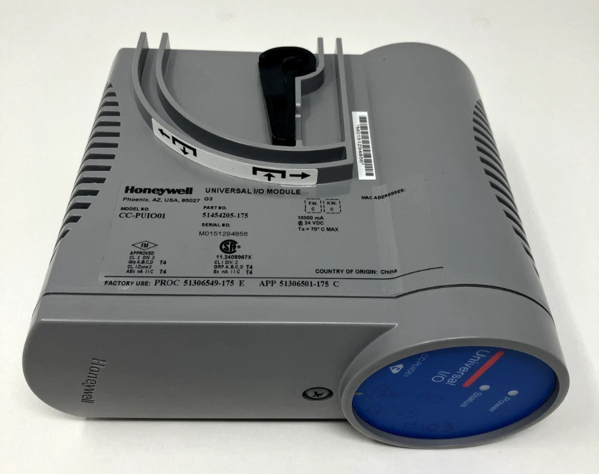CC-PUIO01 | Honeywell Universal I/O Module with Analog, Digital, and HART Support