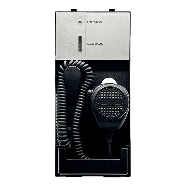 4-MIC | Edwards EST4 Paging Microphone, Push-to-Talk with VU Meter & General Paging