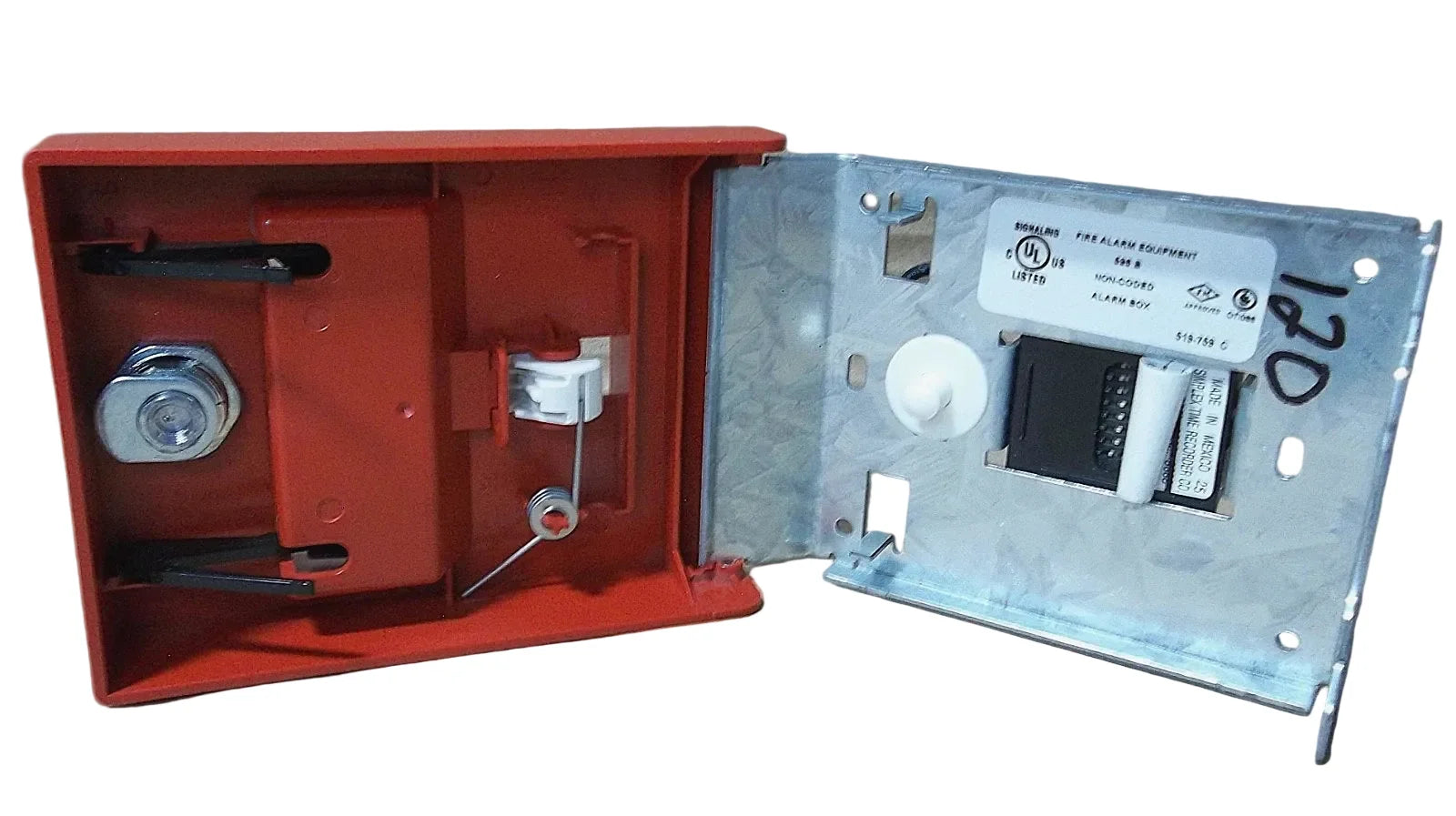 Simplex 4099-9012 Addressable Double-Action Manual Fire Alarm Pull Station