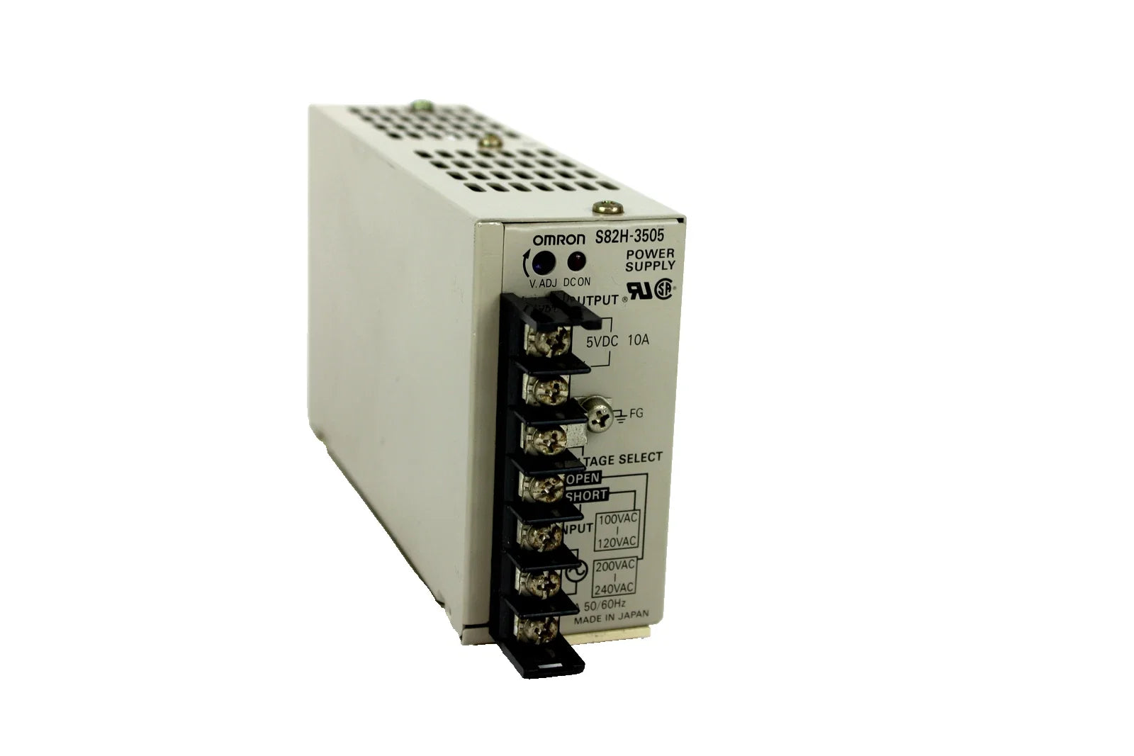 S82H-3505 | Omron 5VDC 10A Panel Mount Power Supply 100–240VAC