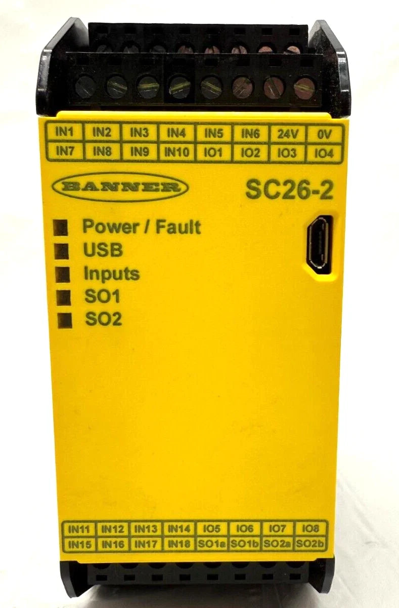 Banner Engineering SC26-2 Configurable Safety Controller