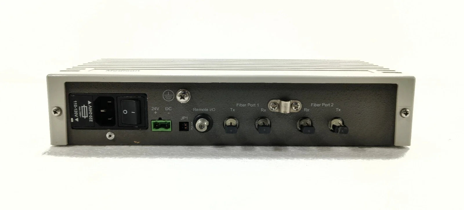 Schneider Electric 490NRP95400 Fiber Optic Repeater RMI Oline 2 Port 240VAC PLC Module