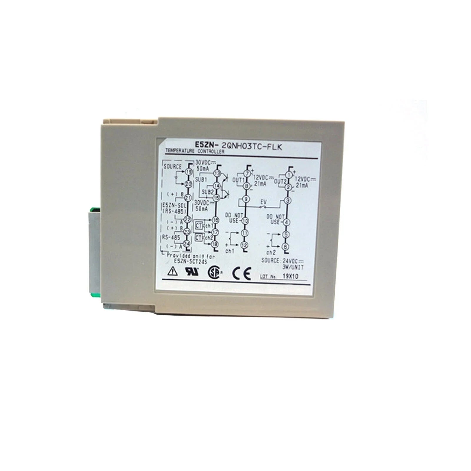 E5ZN-2QNH03TC-FLK | Omron Modular Dual Input PID Temperature Controller