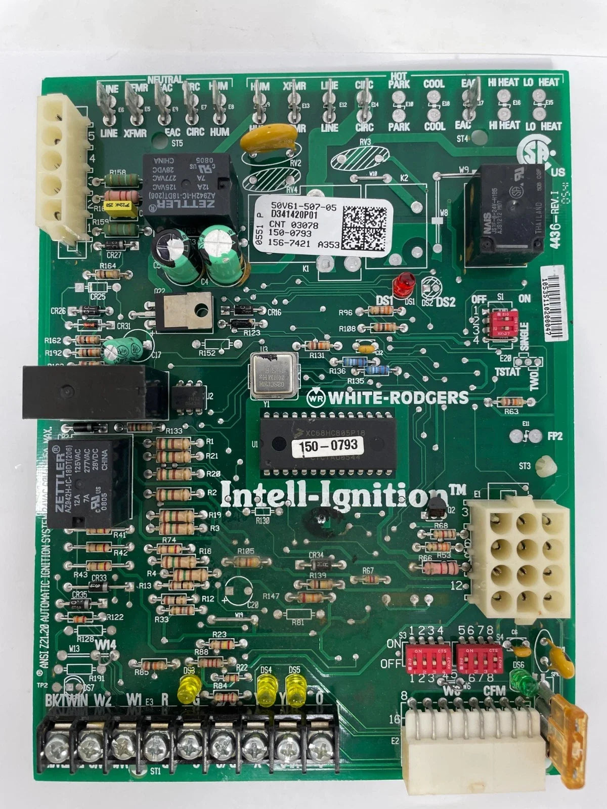 White-Rodgers 50V61-507-05 Two-Stage Furnace Control Board