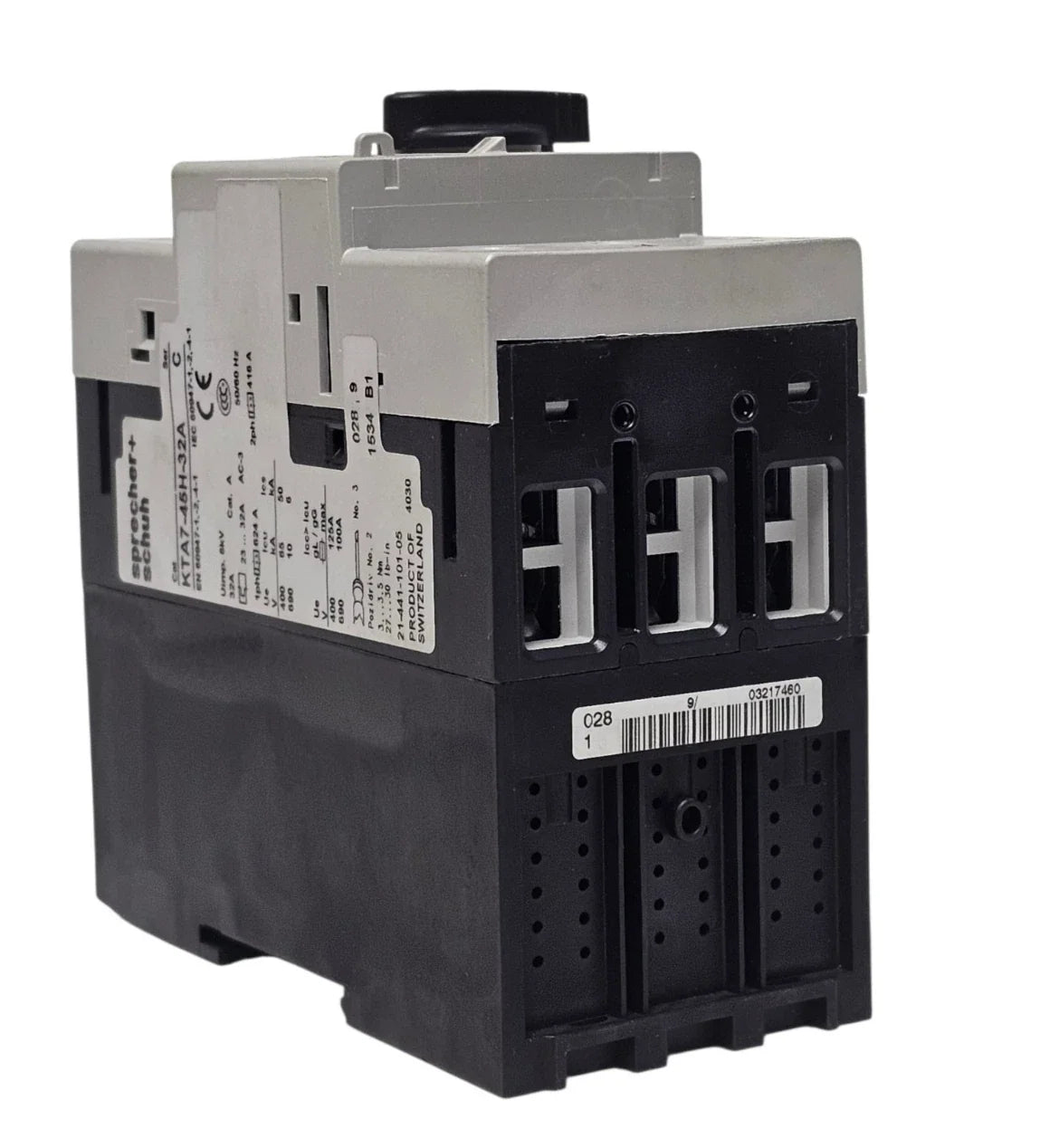 Sprecher + Schuh KTA7-45H-32A Explosion Proof Manual Motor Controller 23–32A Motor Protection