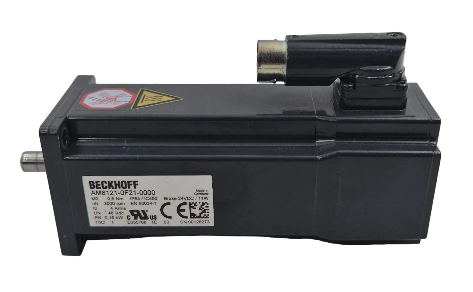 Beckhoff AM8121-0F21-0000 Compact Servo Motor with Holding Brake