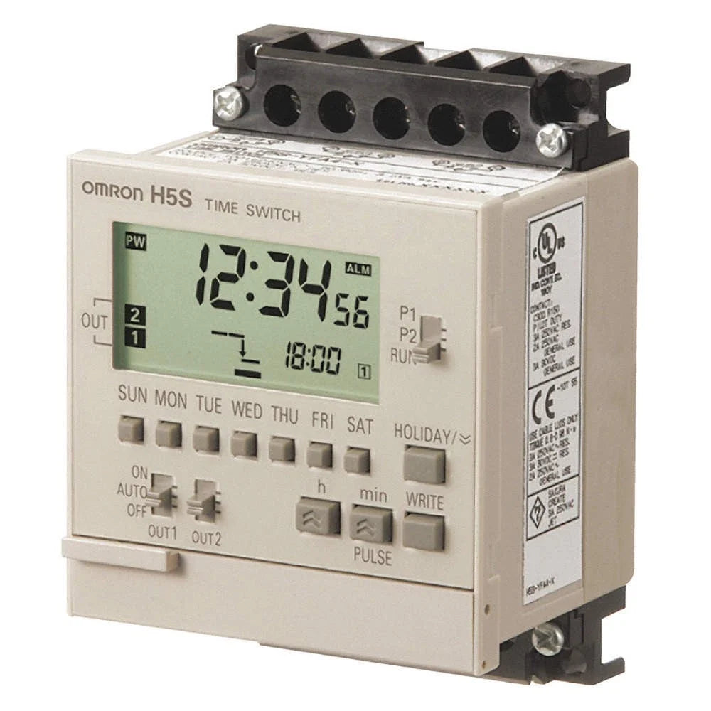 Omron H5S-WFB2 Digital Time Switch for Automation Control