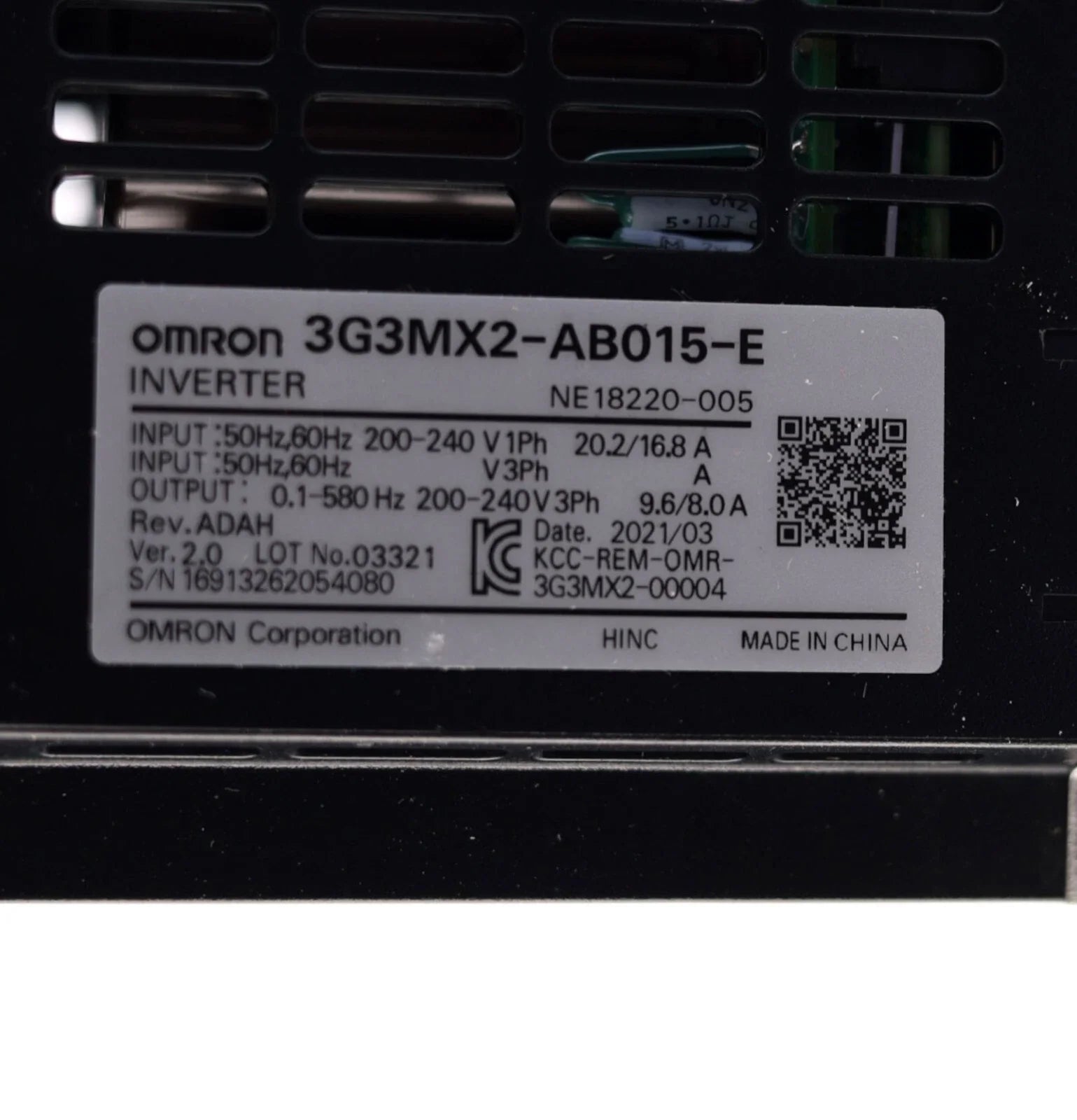 Omron 3G3MX2-AB015-E MX2 Variable Frequency Drive