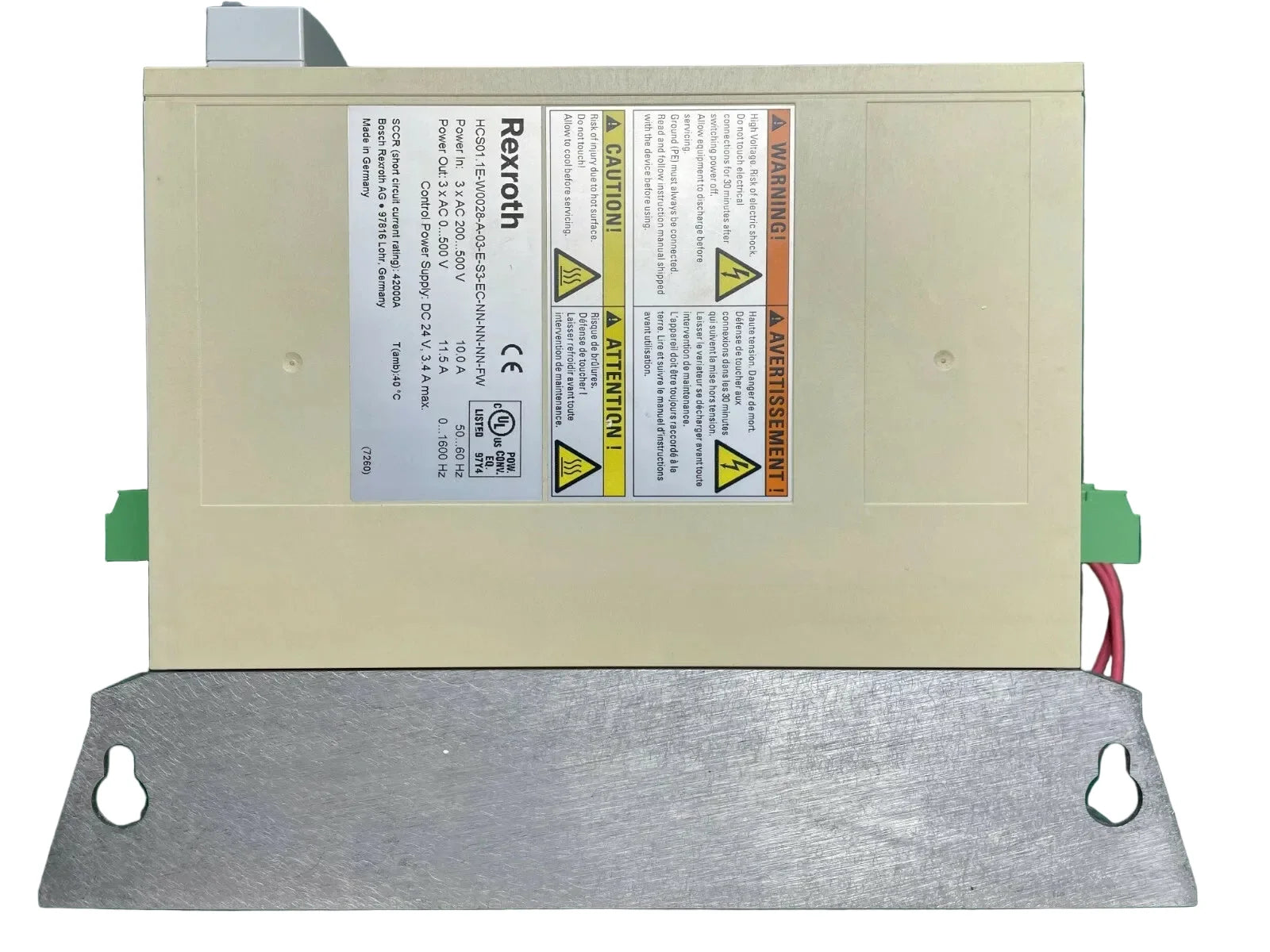 Bosch Rexroth HCS01.1E-W0028-A-03-E-S3-EC-NN-NN-NN-FW IndraDrive Servo Drive Controller with Multi-Encoder Interface