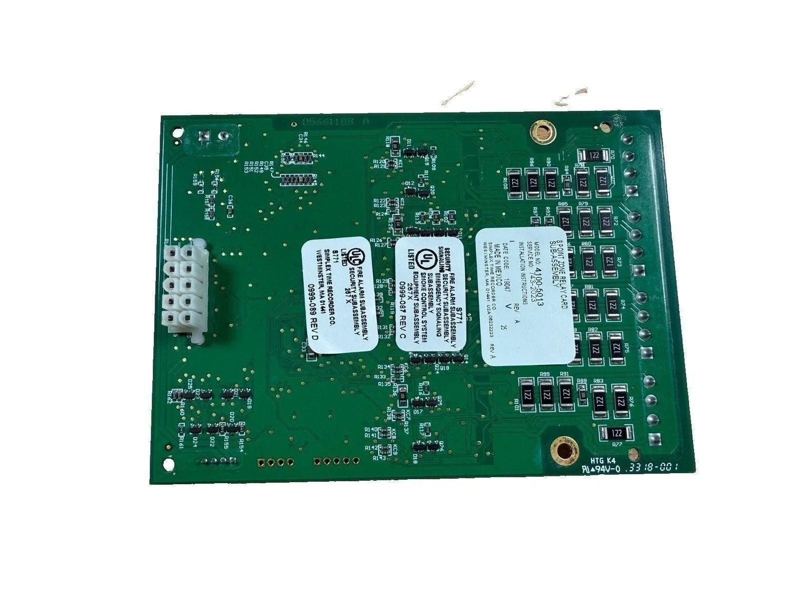 Simplex 4100-5013 8-Point Zone Relay Module for 4100 Fire Alarm Panels