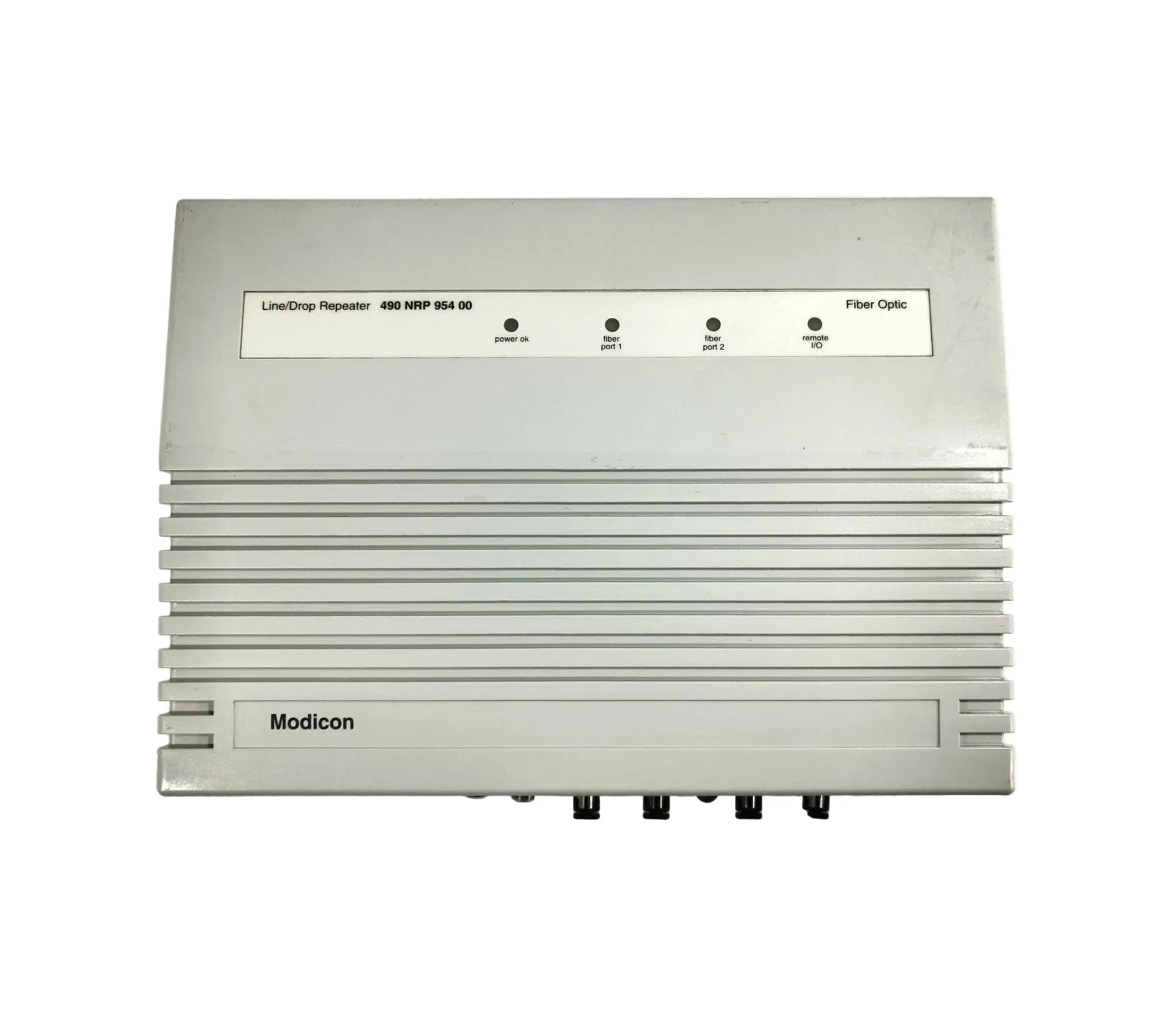 Schneider Electric 490NRP95400 Fiber Optic Repeater RMI Oline 2 Port 240VAC PLC Module