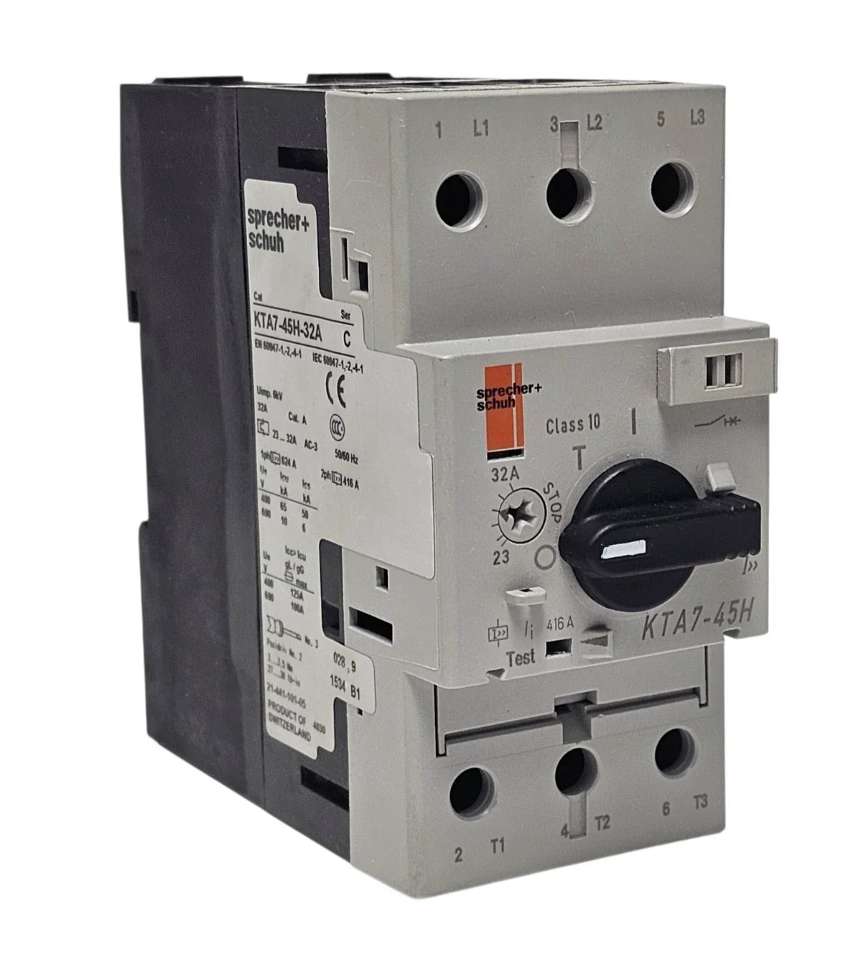 Sprecher + Schuh KTA7-45H-32A Explosion Proof Manual Motor Controller 23–32A Motor Protection