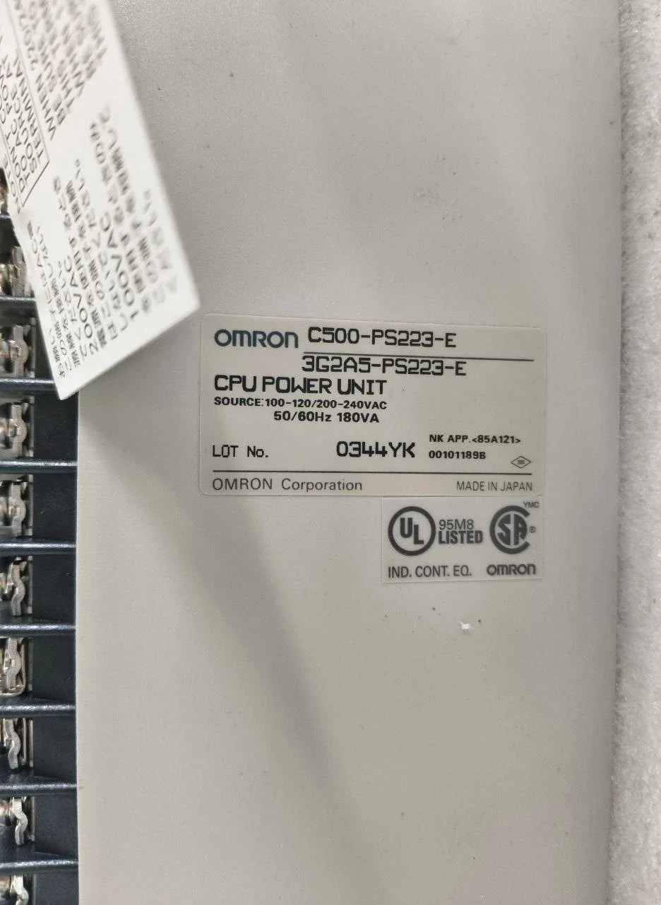 Omron 3G2A5-PS223-E PLC Power Supply Module for SYSMAC C-Series