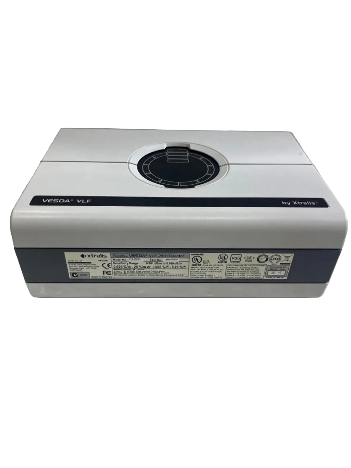 Xtralis VLF-250-01 LaserFOCUS Aspirating Smoke Detector with Ultrasonic Flow Sensing